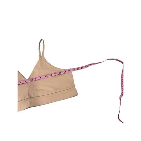 Pact Women Bra 2XL Beige Bralette Jersey Strap Adjustable Organic Cotton - Picture 2 of 4